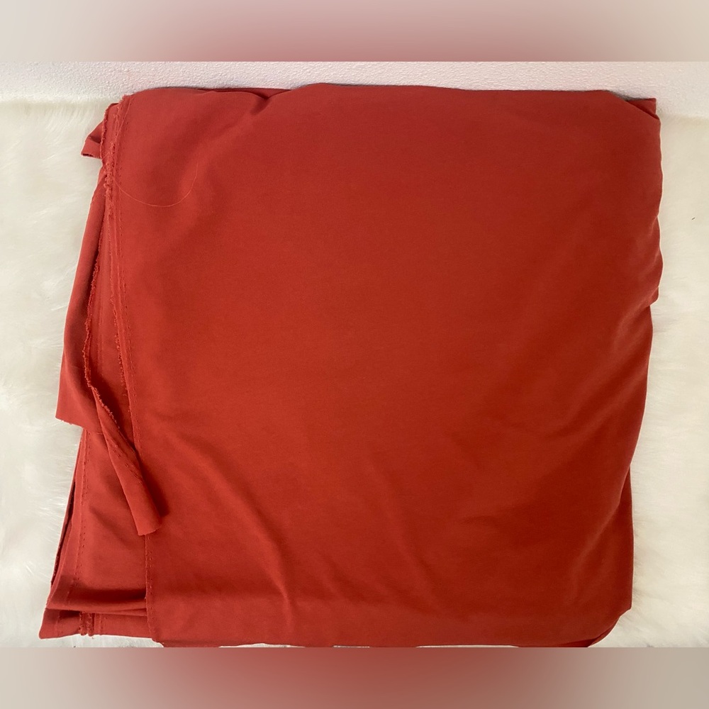 Solid Brick Red Wrap / Scarf